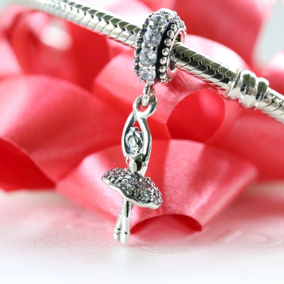 Pandora Ballerina Dancing Charm 791365CZ - Picture 4 of 4